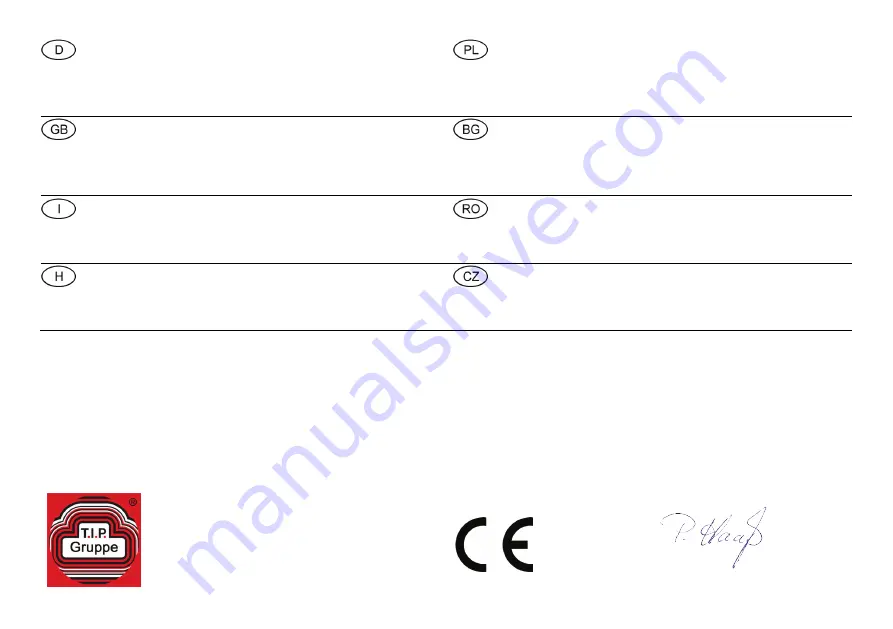 T.I.P. WPZ 450 R Operating Instructions Manual Download Page 2