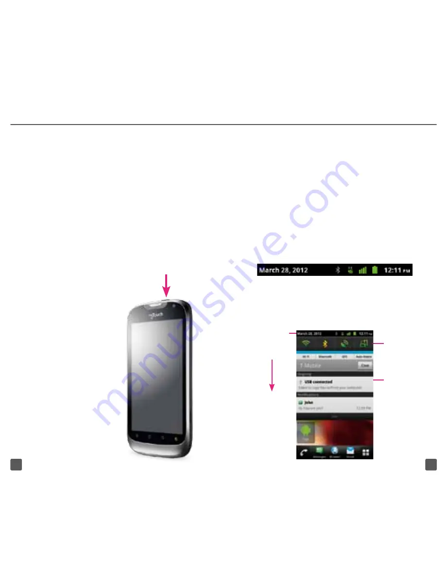 T-Mobile myTouch Start Manual Download Page 11