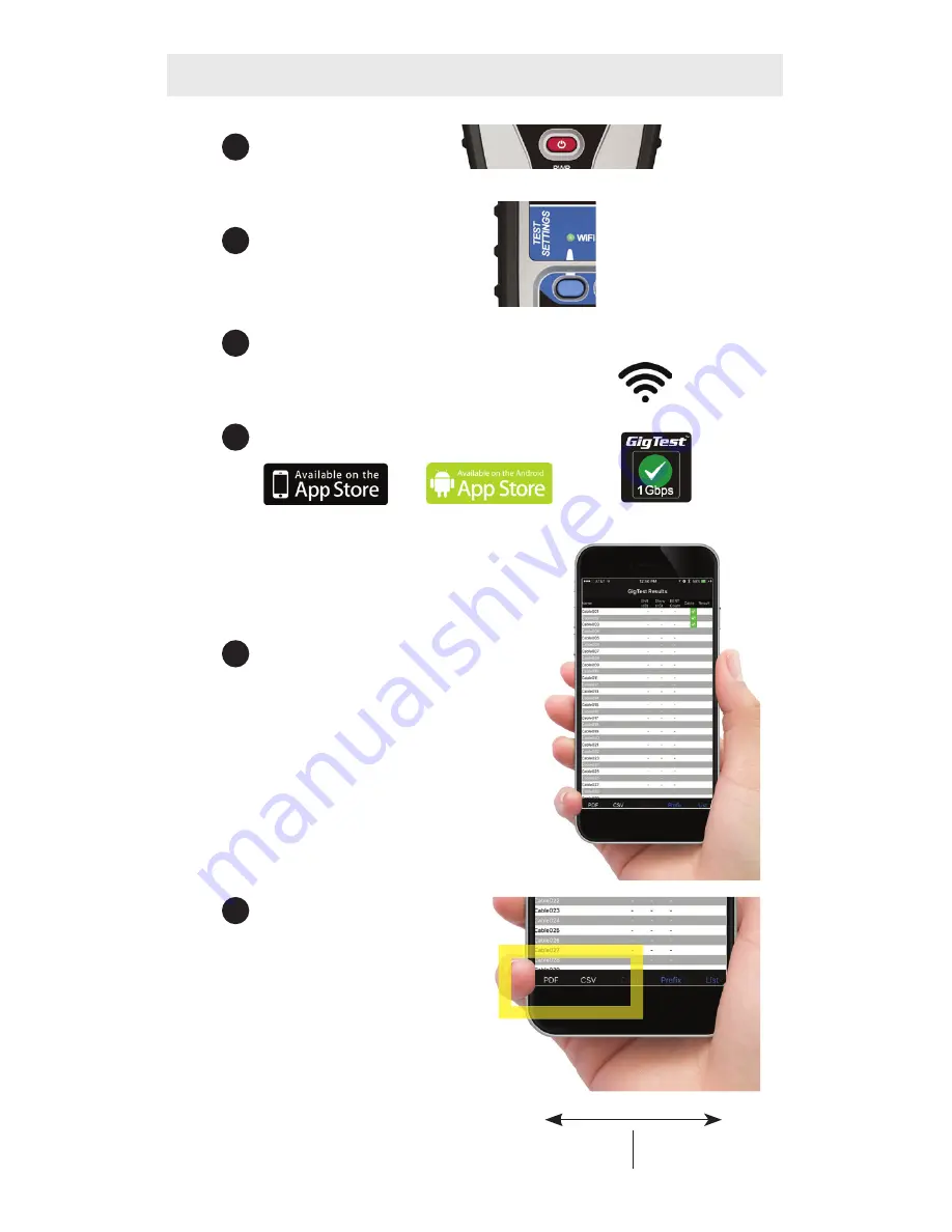 T3 Innovation GigTest GT1000 User Manual Download Page 12