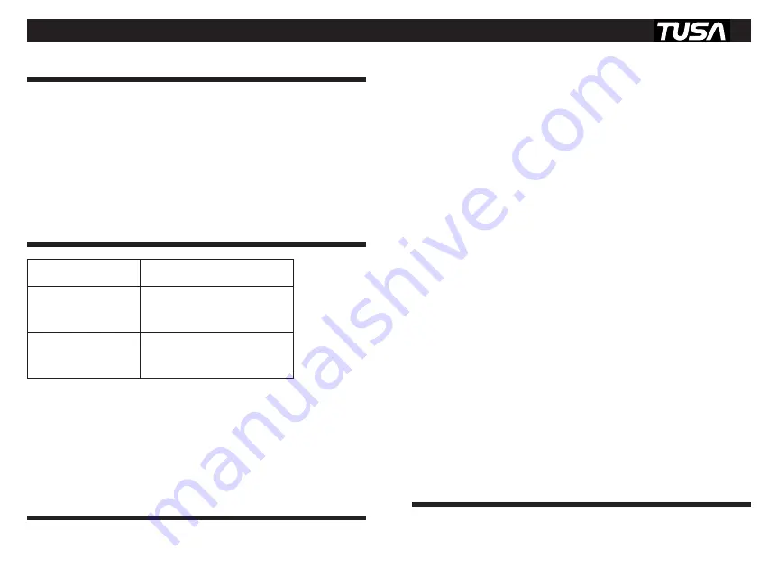 Tabata TUSA Owner'S Manual Download Page 5