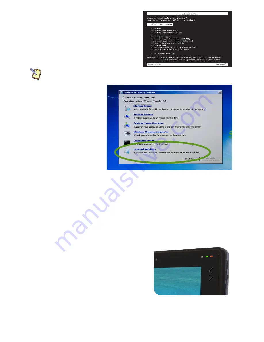 TabletKiosk eo a7400 Quick Start Manual Download Page 10