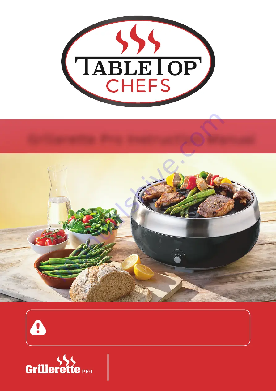 TABLETOP Chefs Grillerette Pro Скачать руководство пользователя страница 1