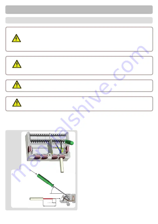 Taconova FWCK Installation And Operating Instructions For Manual And Remote Control Options Download Page 9