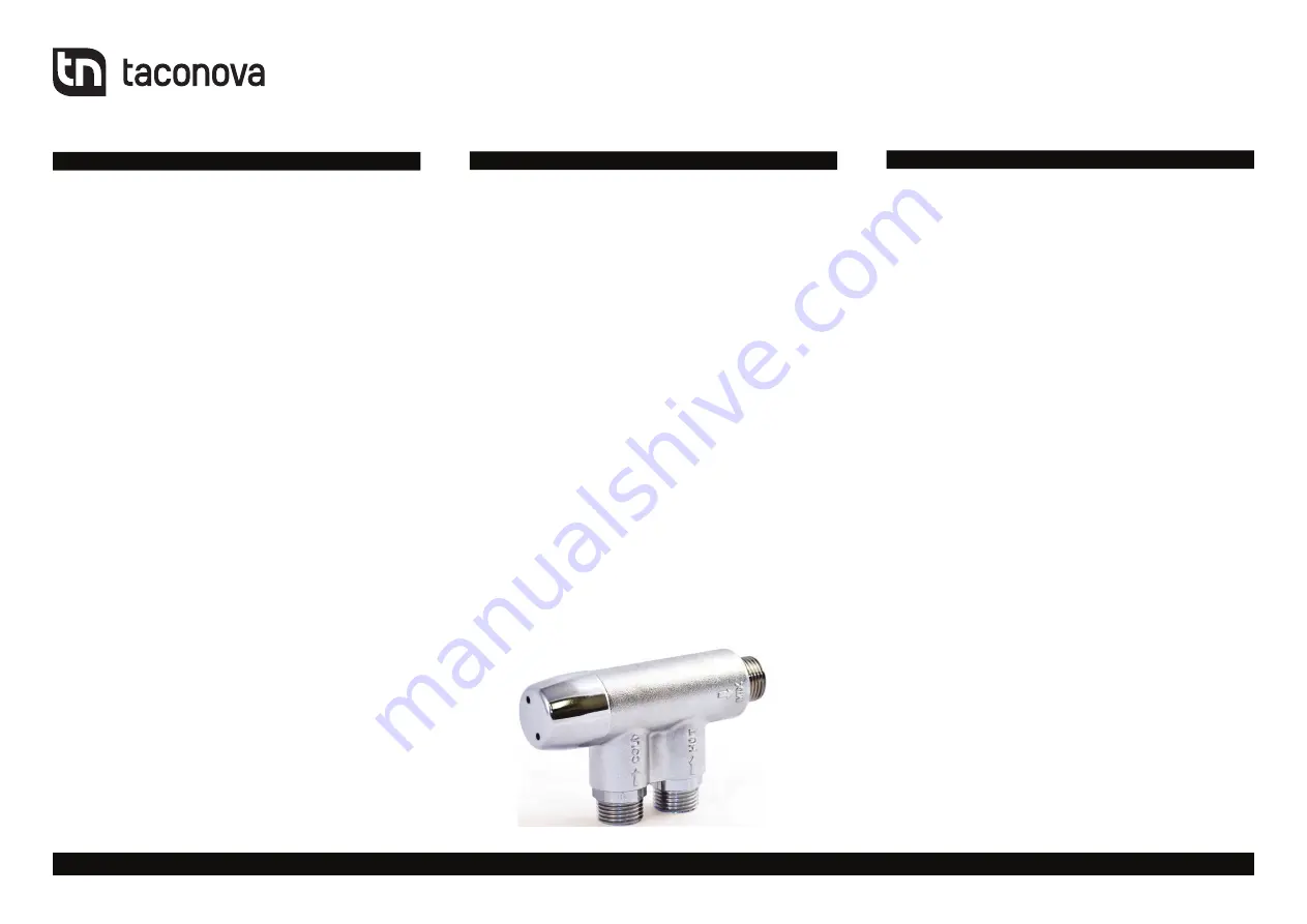 Taconova NOVAMIX COMPACT Quick Start Manual Download Page 1