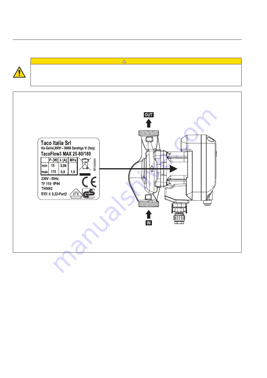 Taconova TACOFLOW3 MAX Скачать руководство пользователя страница 12