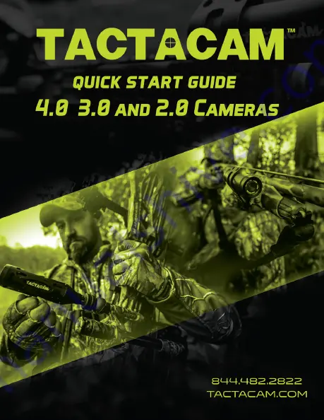 Tactacam 4.0 Quick Start Manual Download Page 1