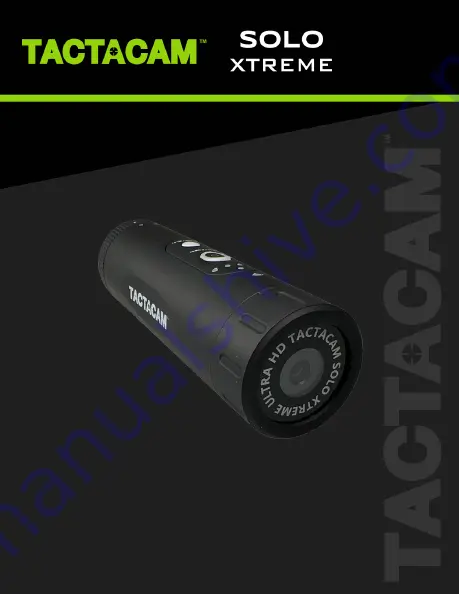 Tactacam SOLO XTREME Instruction Manual Download Page 1