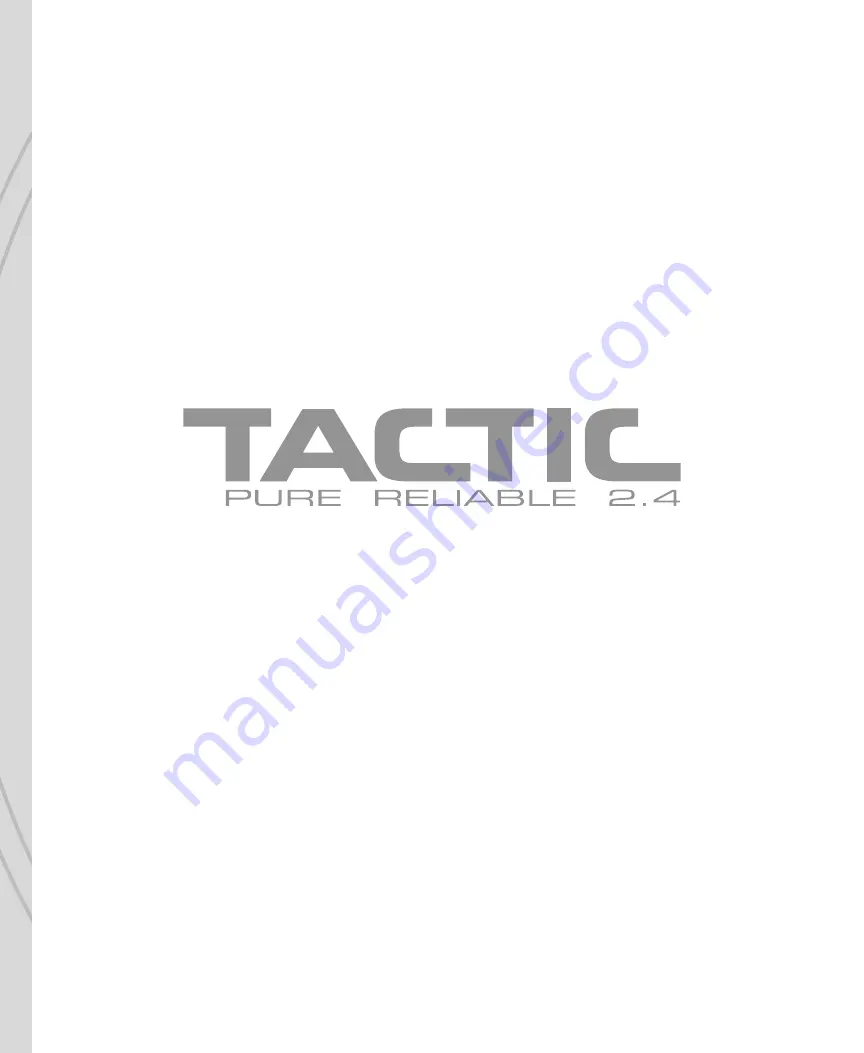 Tactic TR826 Manual Download Page 4