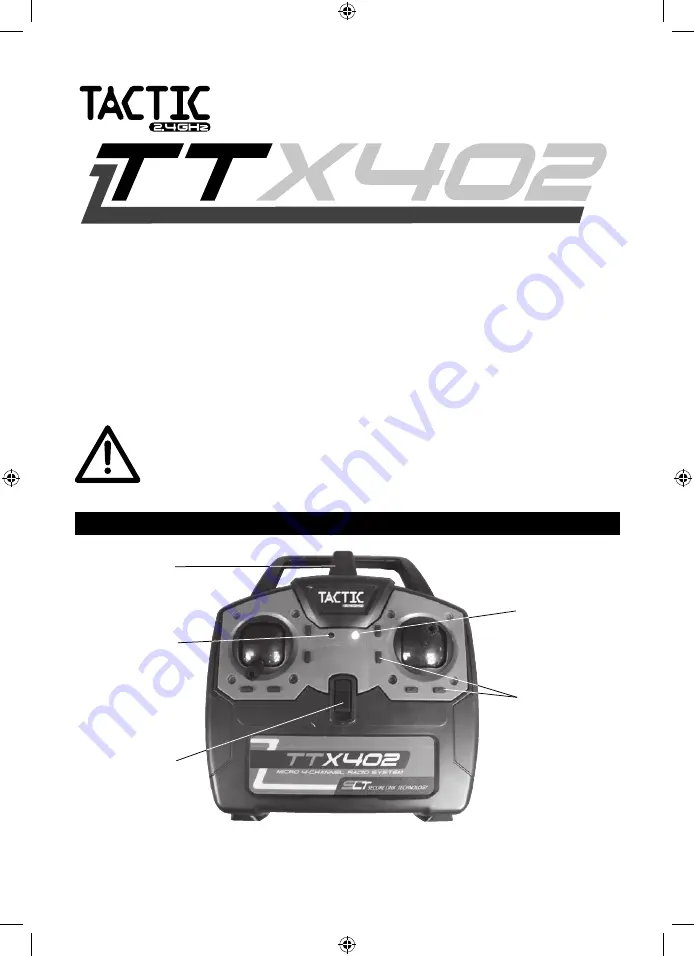 Tactic TTX402 Скачать руководство пользователя страница 1