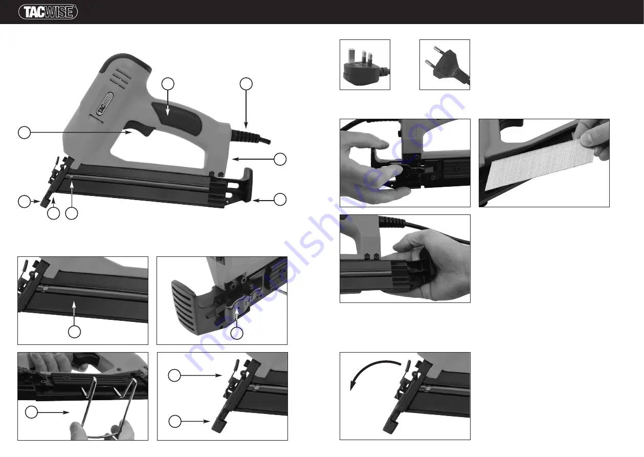 tacwise Master Nailer 400ELS Pro Operator'S Manual Download Page 3