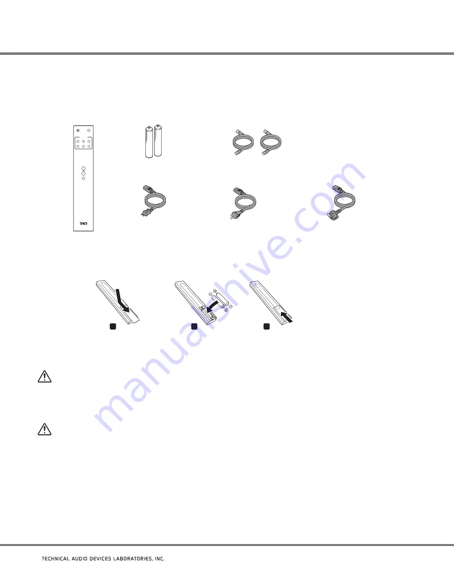 TAD C600 Owner'S Manual Download Page 24