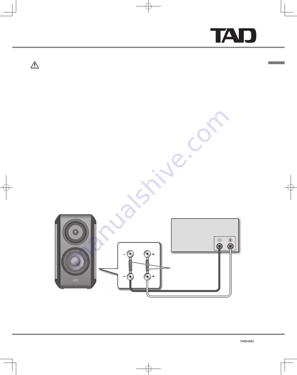 TAD CE1 Owner'S Manual Download Page 7