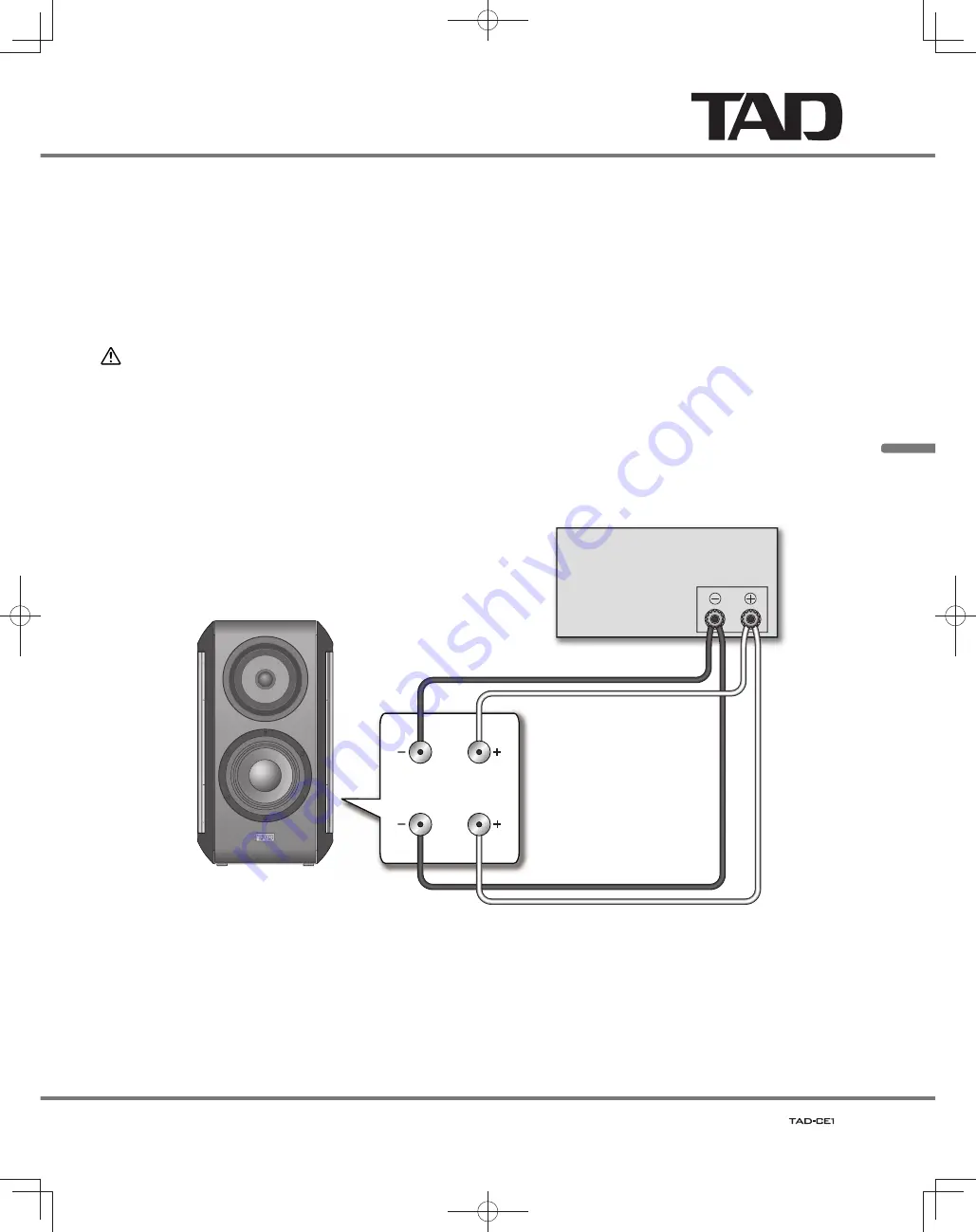 TAD CE1 Owner'S Manual Download Page 33