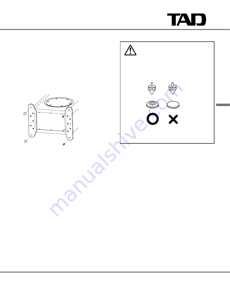 TAD Evolution One TAD-E1TX Owner'S Manual Download Page 31