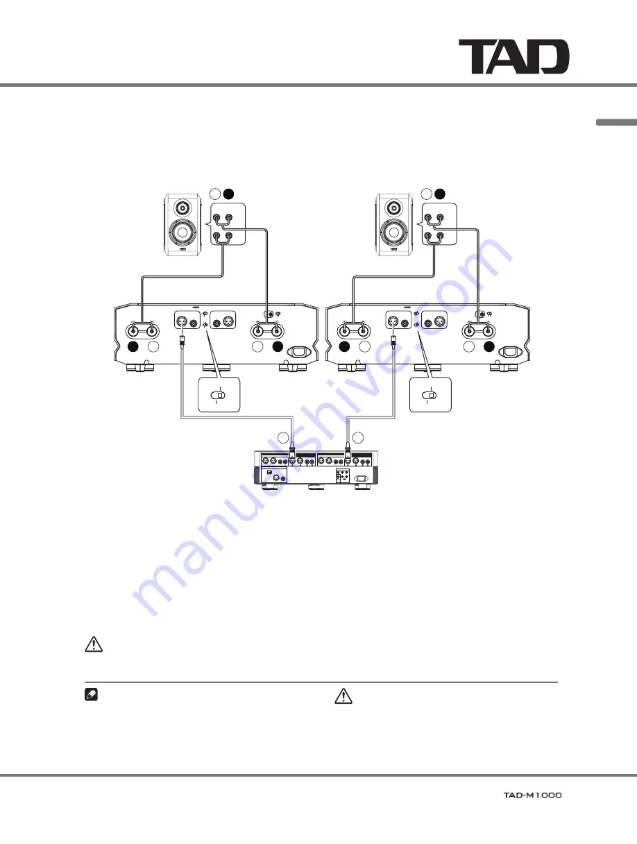 TAD M1000 Owner'S Manual Download Page 11