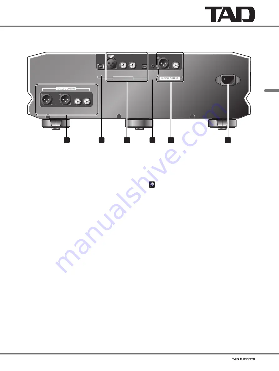 TAD TAD-D1000TX Owner'S Manual Download Page 33