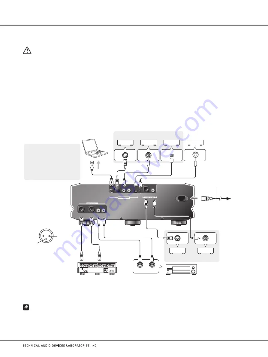 TAD TAD-D1000TX Owner'S Manual Download Page 80