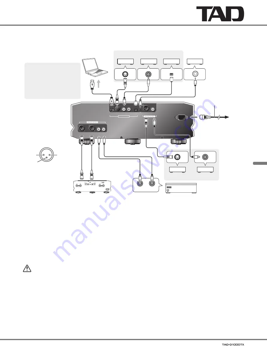 TAD TAD-D1000TX Owner'S Manual Download Page 81