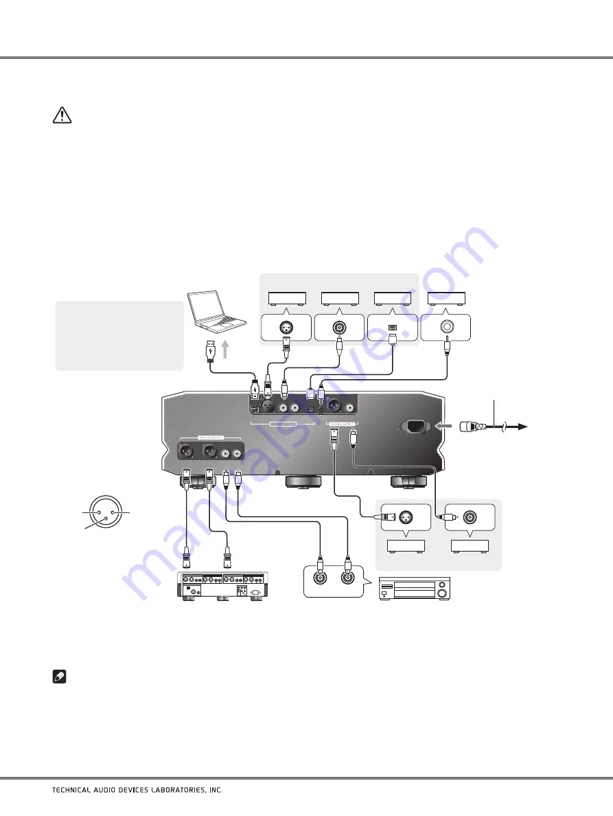 TAD TAD-D1000TX Owner'S Manual Download Page 124