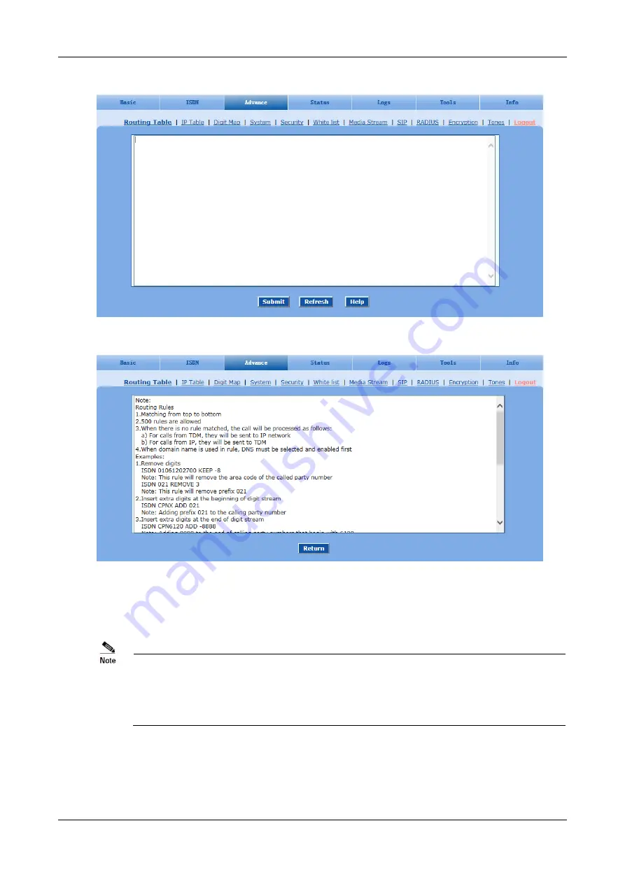 Tadiran Telecom Aeonix TGW SIP-PRI Series User Manual Download Page 36