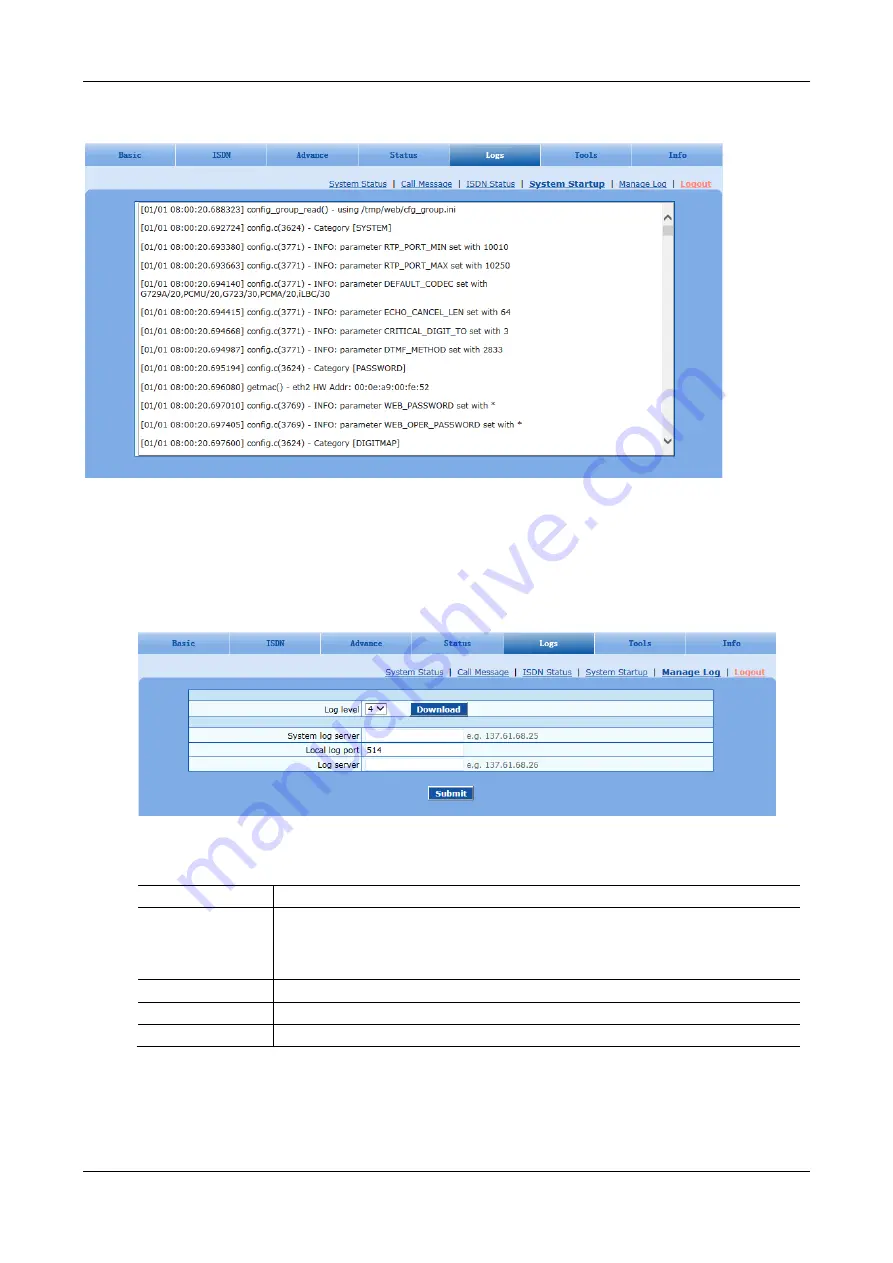 Tadiran Telecom Aeonix TGW SIP-PRI Series User Manual Download Page 56