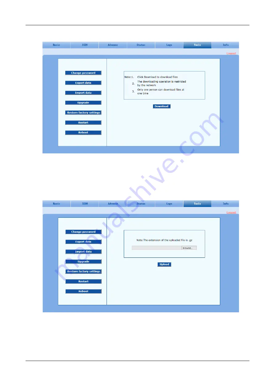 Tadiran Telecom Aeonix TGW SIP-PRI Series User Manual Download Page 58