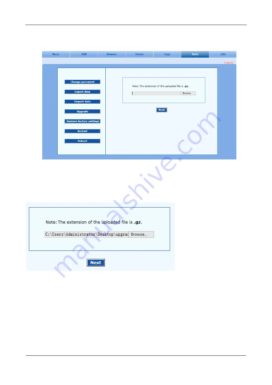 Tadiran Telecom Aeonix TGW SIP-PRI Series User Manual Download Page 59