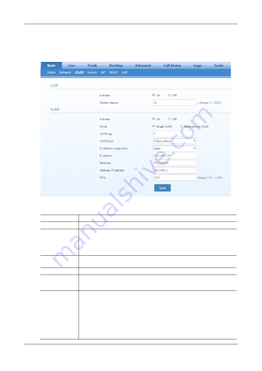 Tadiran Telecom TGW4 SERIES User Configuration Manual Download Page 27