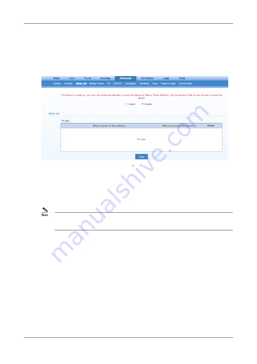 Tadiran Telecom TGW4 SERIES User Configuration Manual Download Page 68