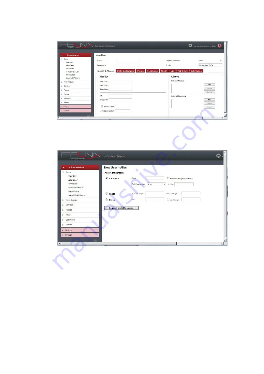 Tadiran Telecom TGW4 SERIES User Configuration Manual Download Page 100