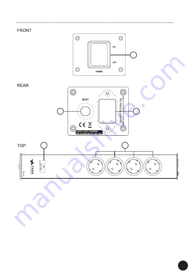 Taga PF-USB Series Instruction Manual Download Page 5