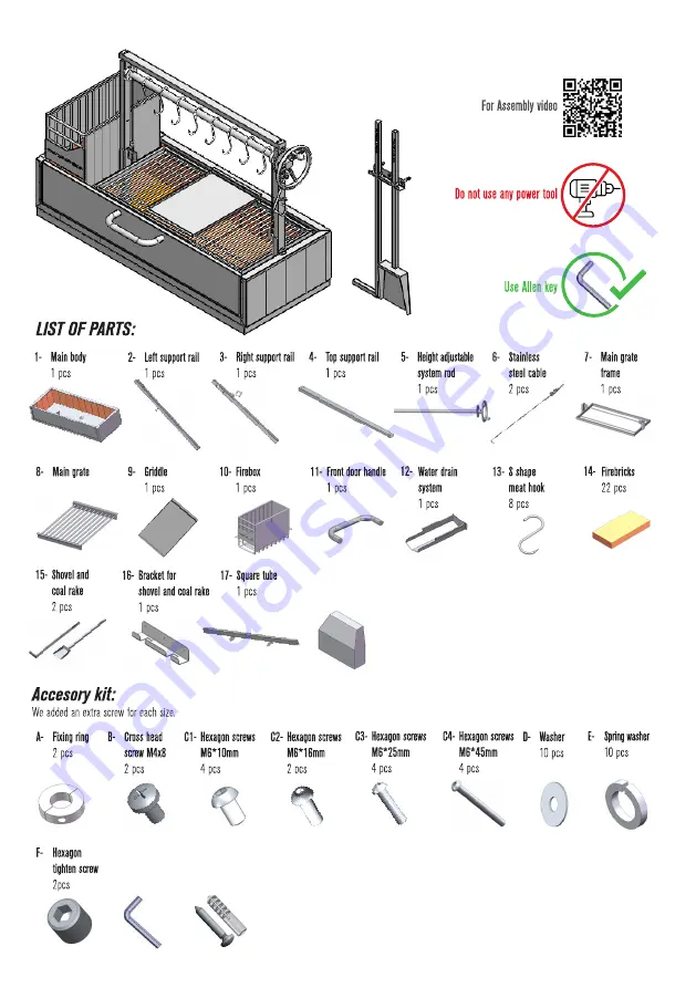 Tagwood BBQ BBQ05SS Скачать руководство пользователя страница 5