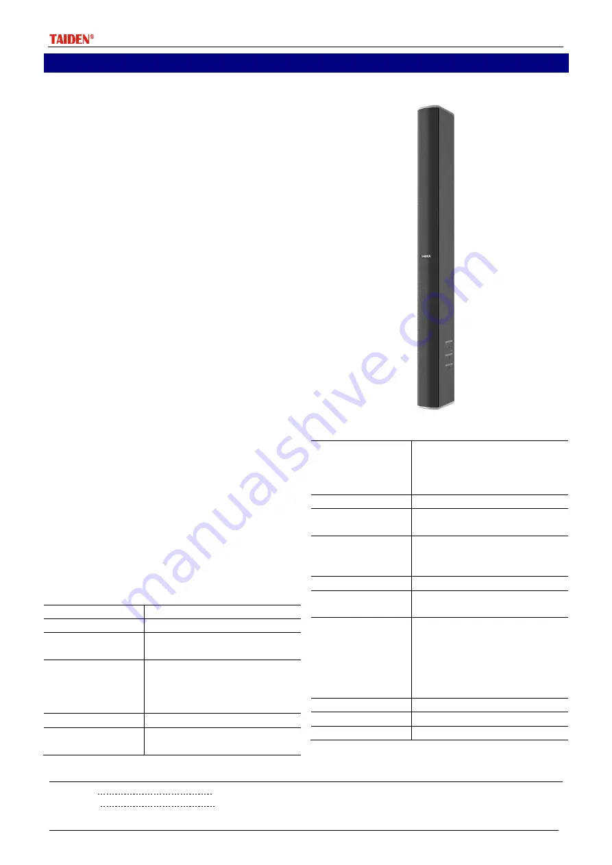 Taiden HCL Series Installation And Operating Manual Download Page 5