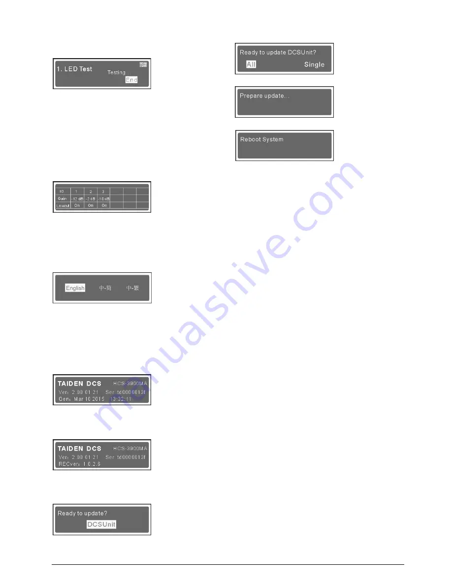 Taiden HCS-3938C Installation And Operating Manual Download Page 25