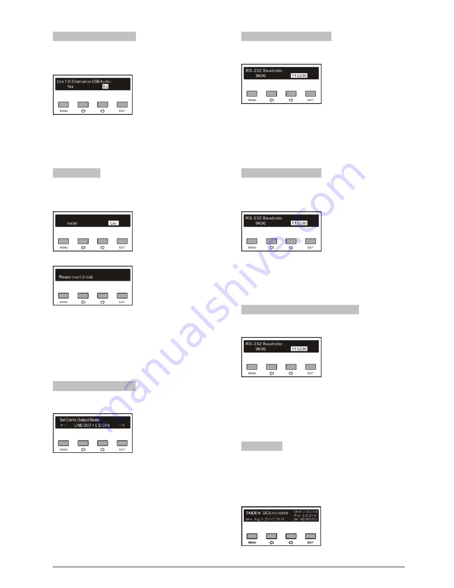 Taiden HCS-5300BAT Installation And Operating Manual Download Page 47