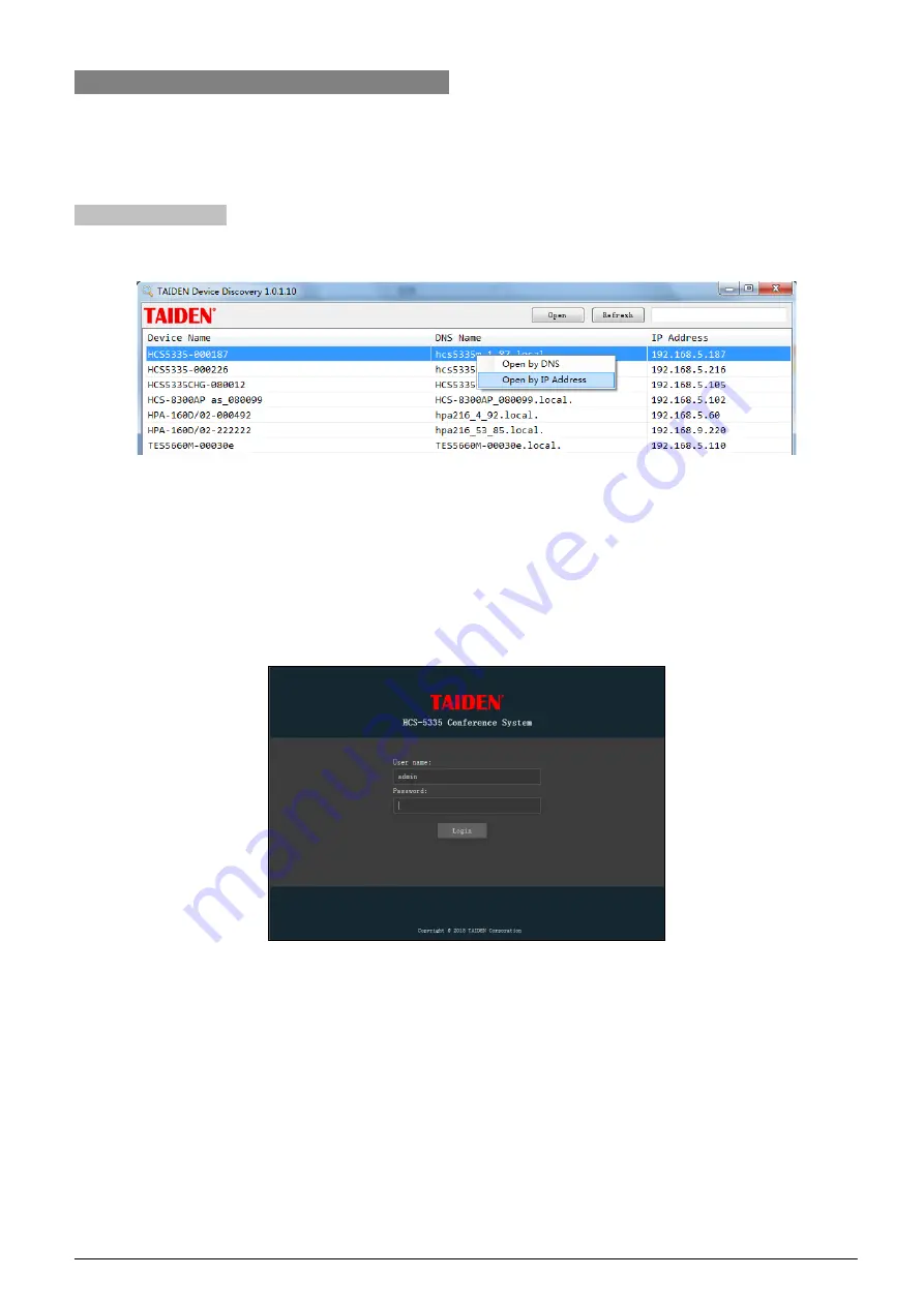 Taiden HCS-5335 Series Installation And Operating Manual Download Page 14