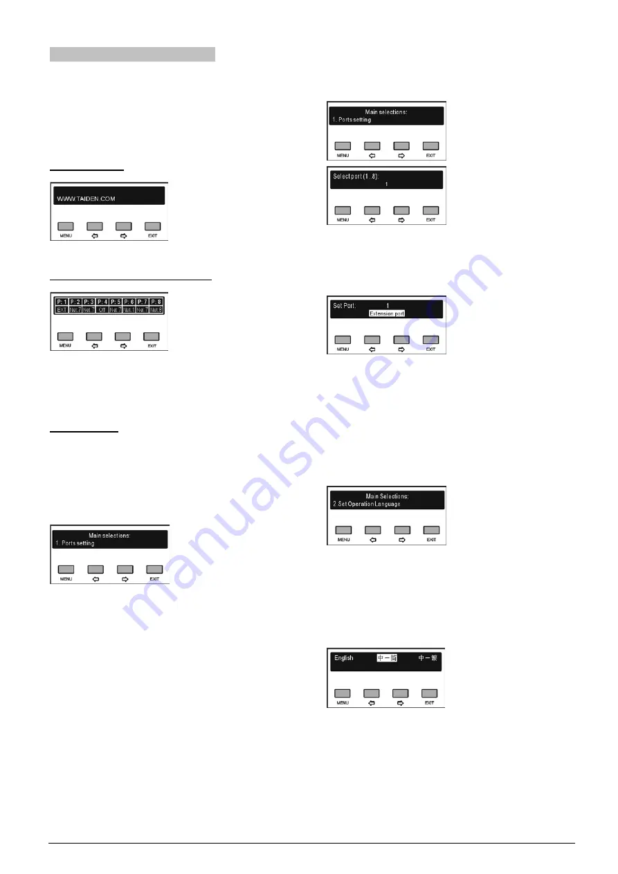 Taiden hcs-8300 Installation And Operation Manual Download Page 183