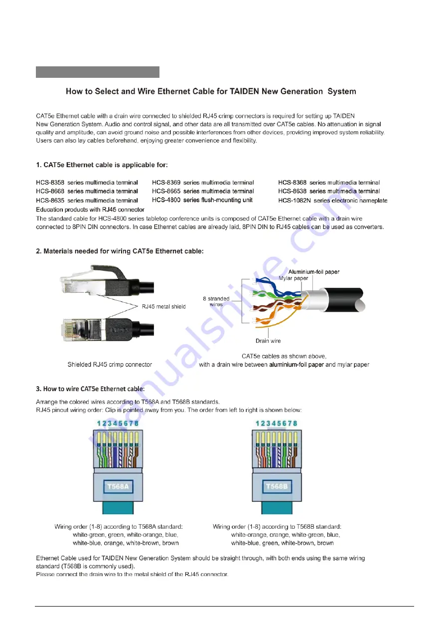 Taiden HCS-8600 Series Скачать руководство пользователя страница 180