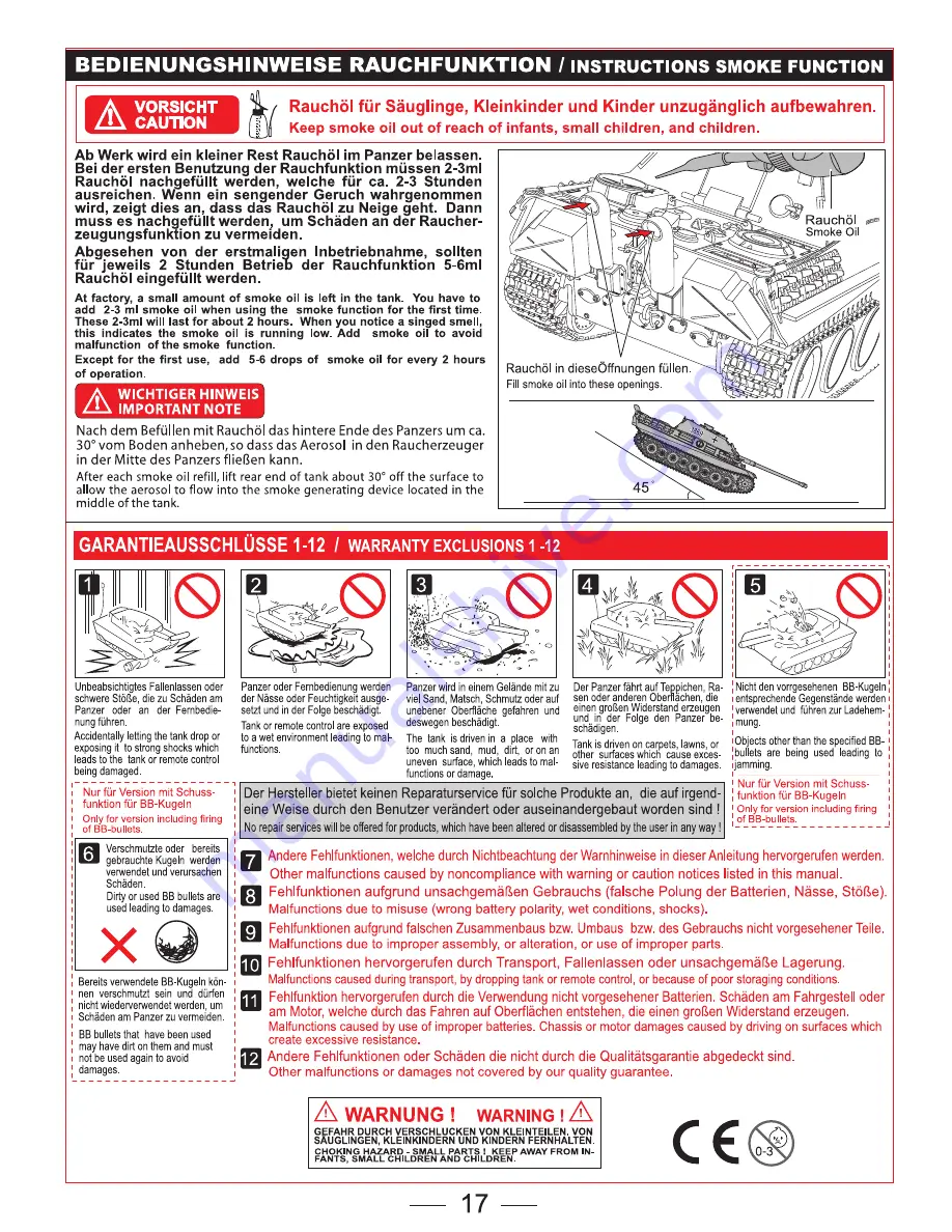 Taigen Tanks Jagdpanther 13020 Instruction Manual Download Page 17