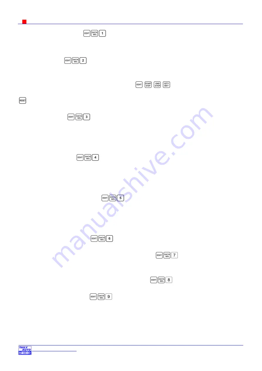 TAILY AUTOMATION CNC-210A User Manual Download Page 10