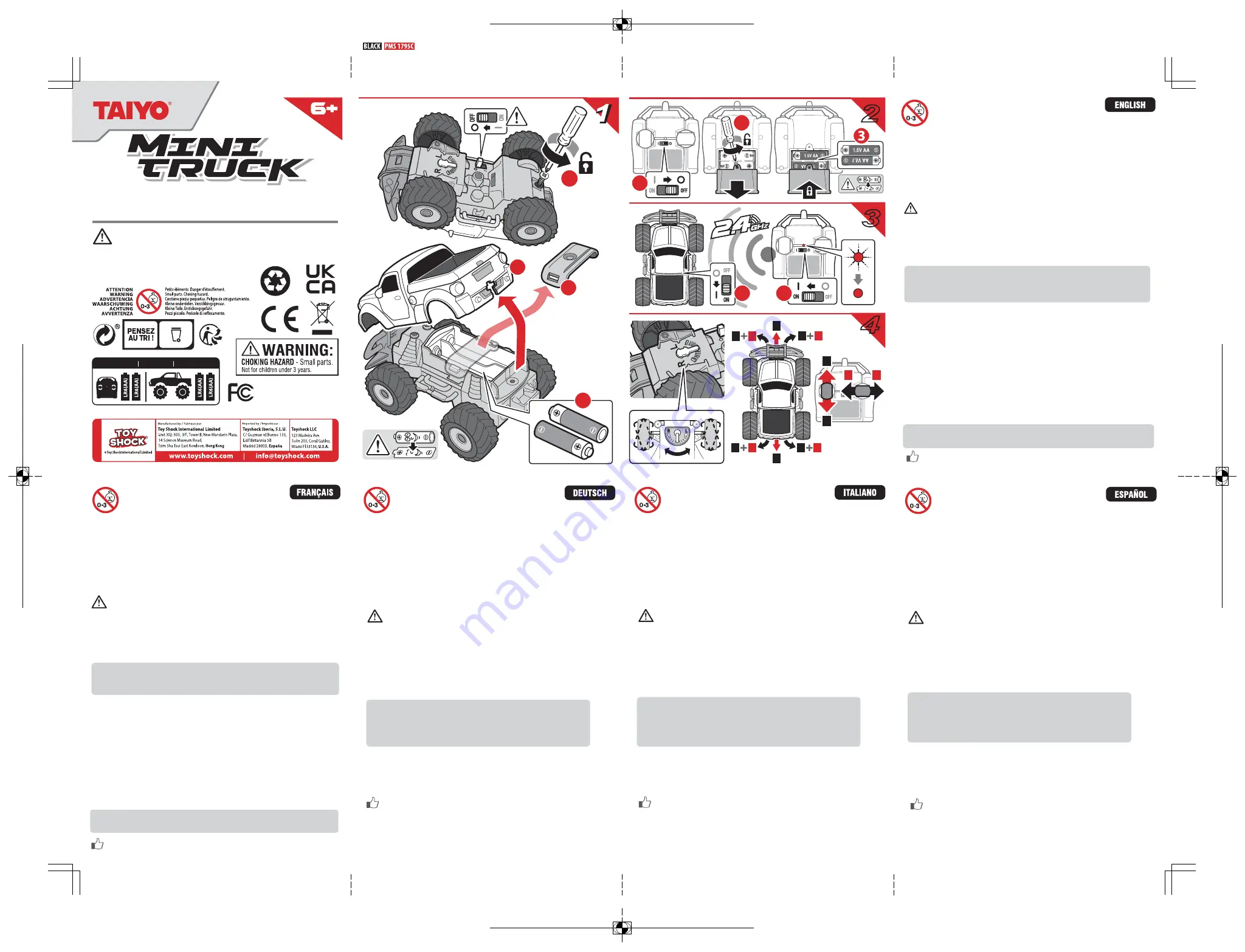 taiyo MINI TRUCK Owner'S Manual Download Page 1