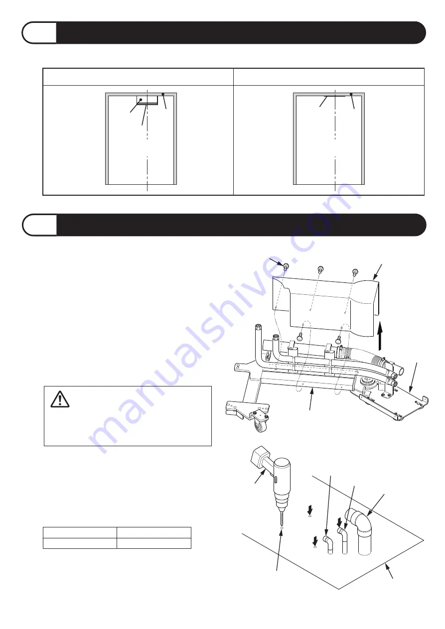 Takara Belmont YUME SWING Installation Manual Download Page 17