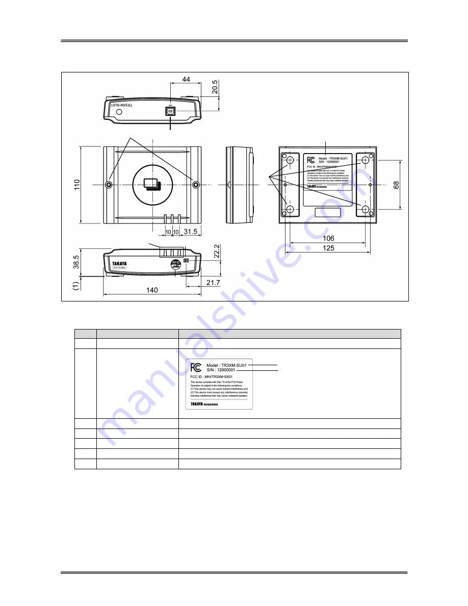 TAKAYA TR3XM-SD01 User Manual Download Page 9