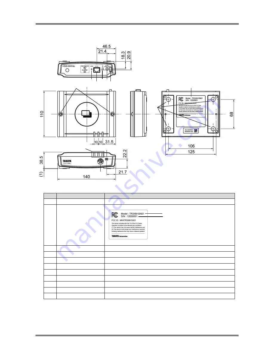 TAKAYA TR3XM-SD01 User Manual Download Page 10