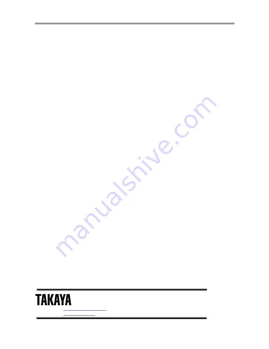 TAKAYA TR3XM-SD01 User Manual Download Page 32