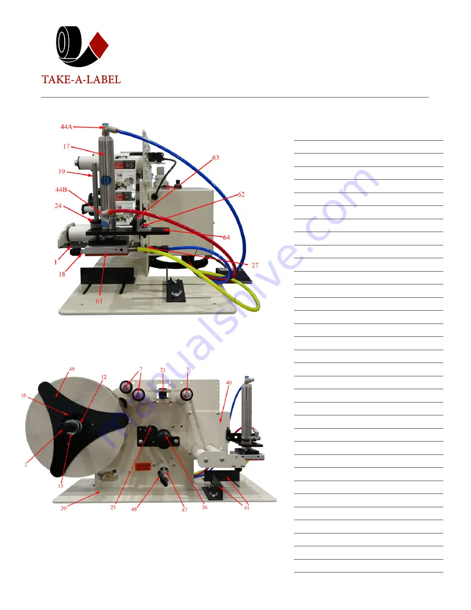 TAKE-A-LABEL TAL-3100T Скачать руководство пользователя страница 8