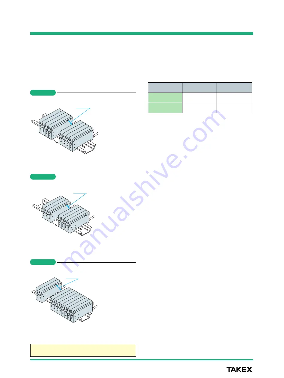 Takex F71 Series Manual Download Page 10