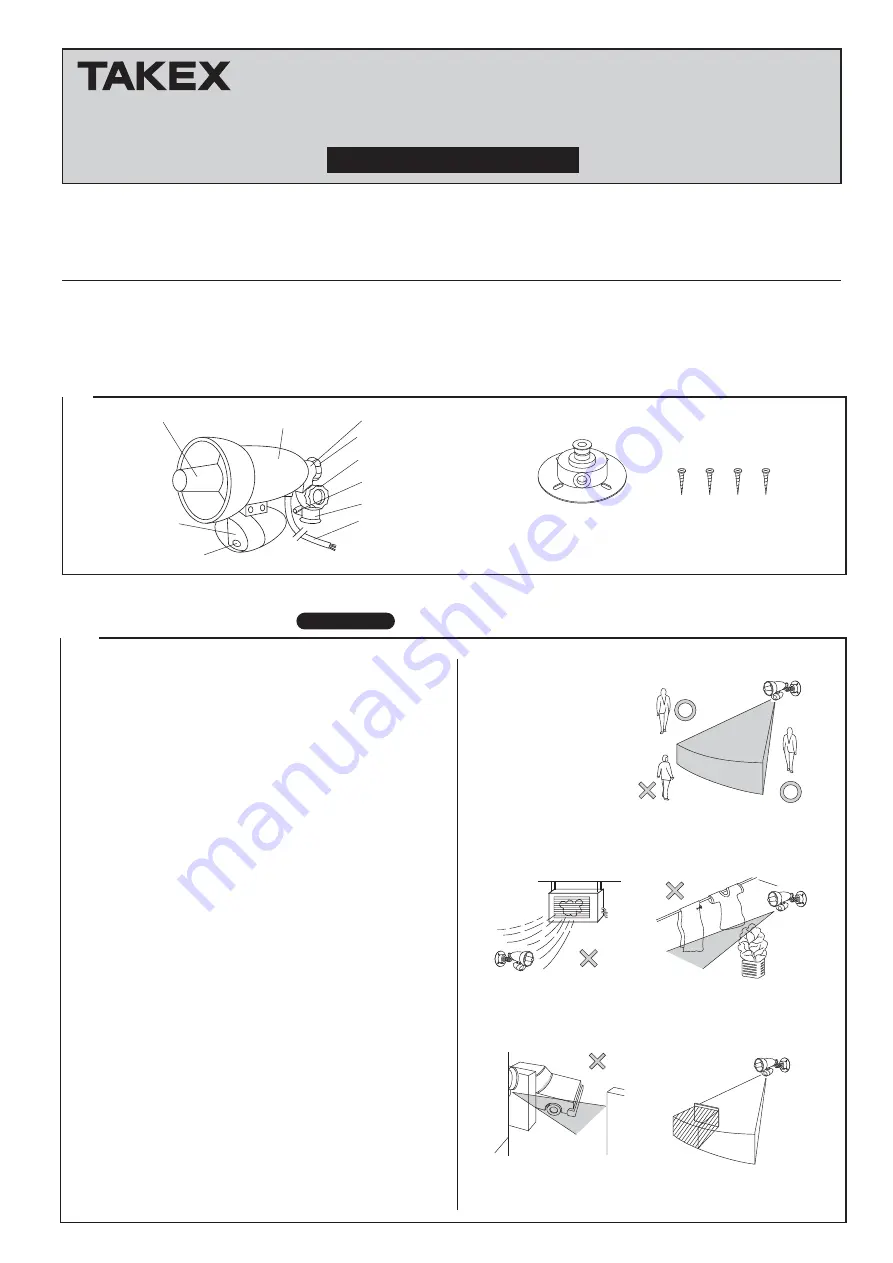 Takex PV-12 Instruction Manual Download Page 1