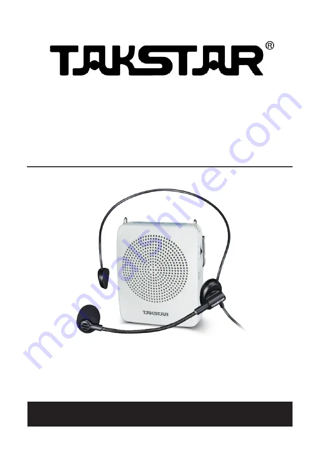 Takstar E128 User Manual Download Page 1