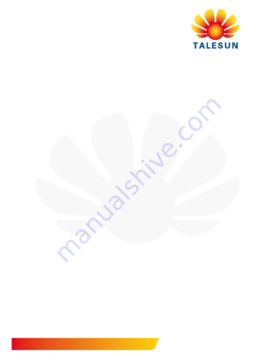 TALESUN TP536M-100 Installation Manual Download Page 16